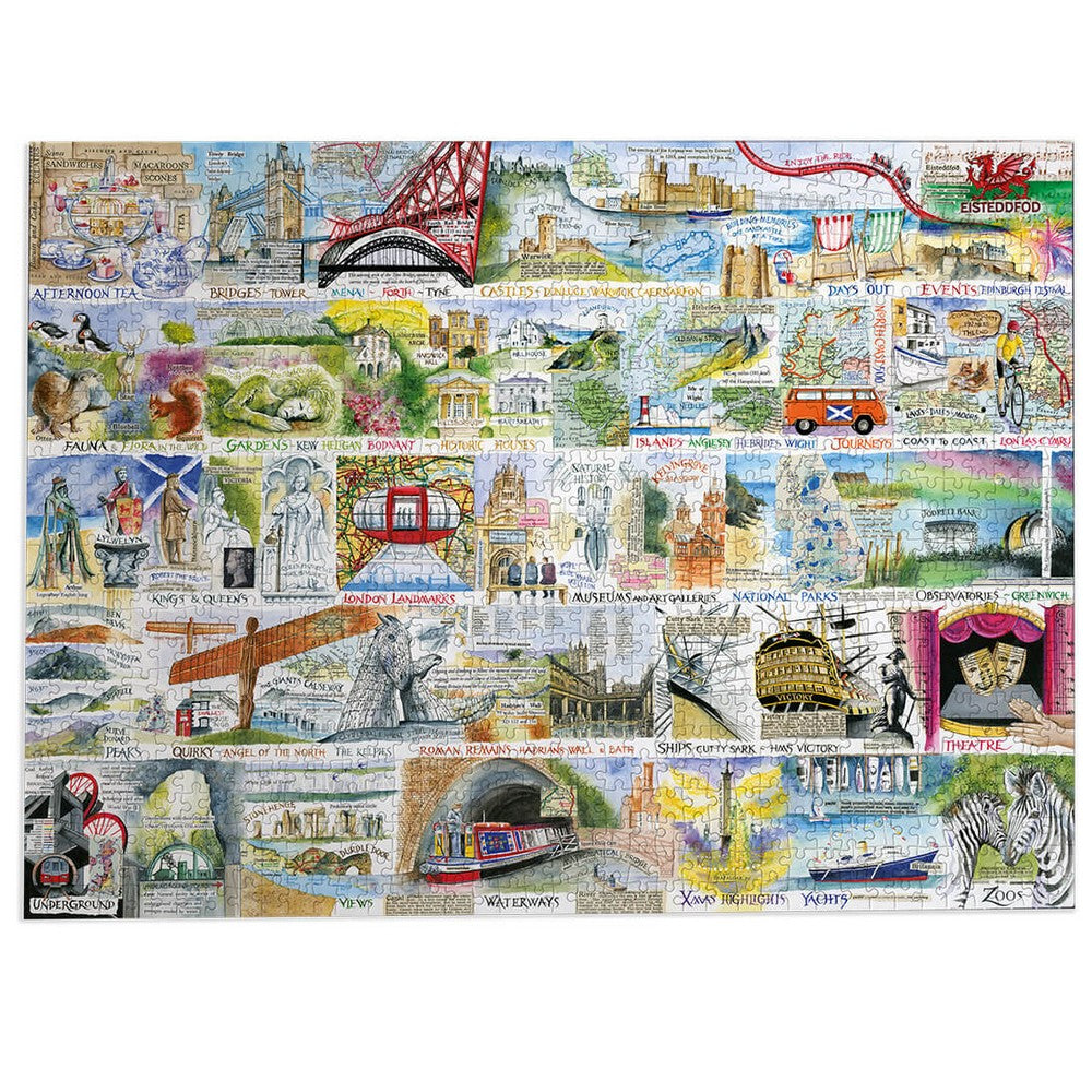 Puzzle - Gibsons - British & Brilliant 1000Pc