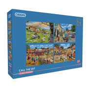 Puzzle - Call The Vet 4X500Pc