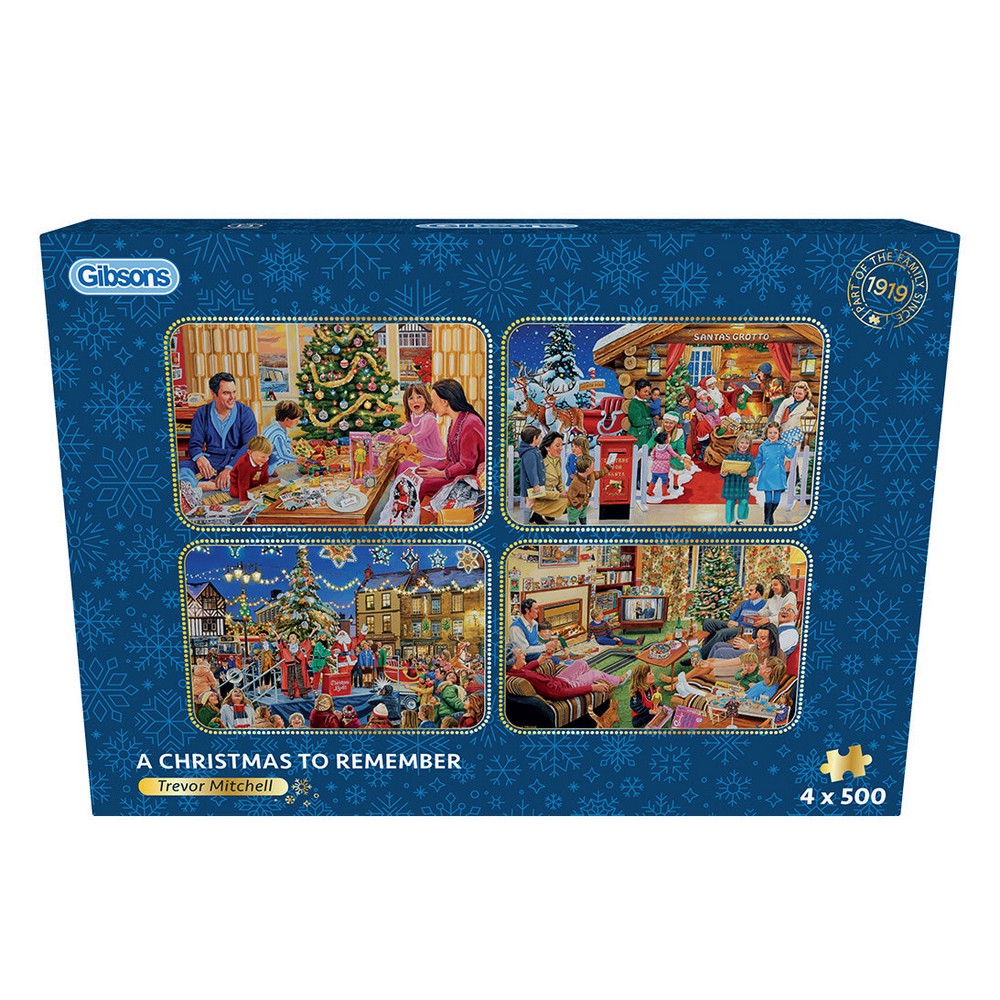 Puzzle - Christmas To Remember 4 X 500P