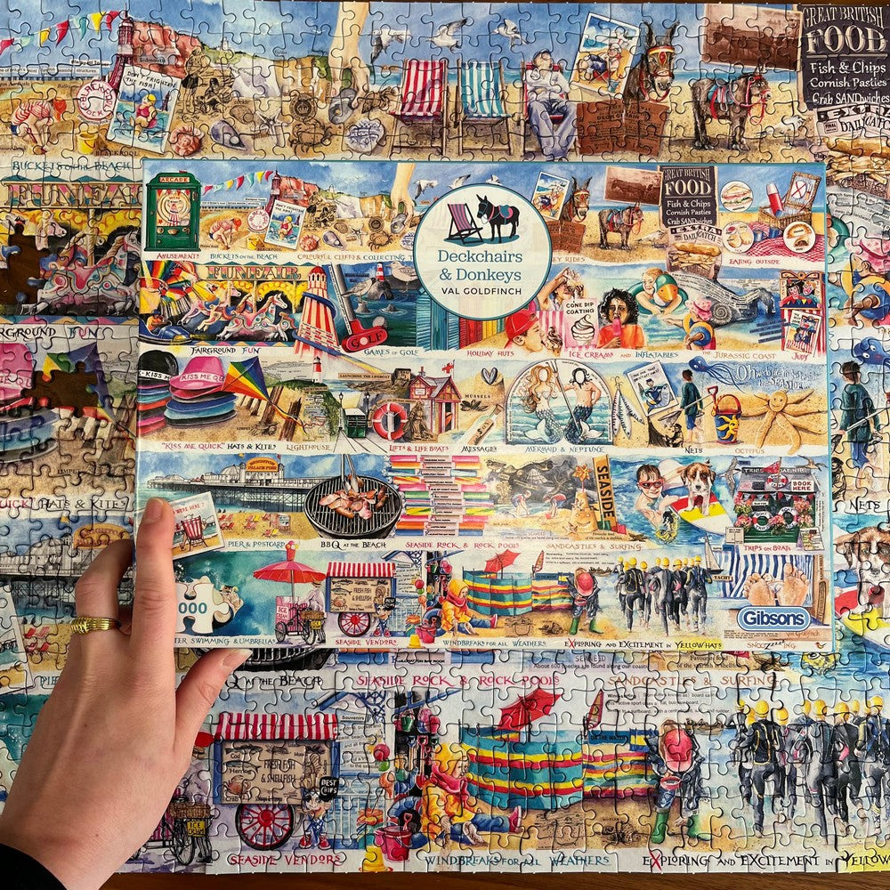 Puzzle - Deckchairs & Donkeys 1000Pc