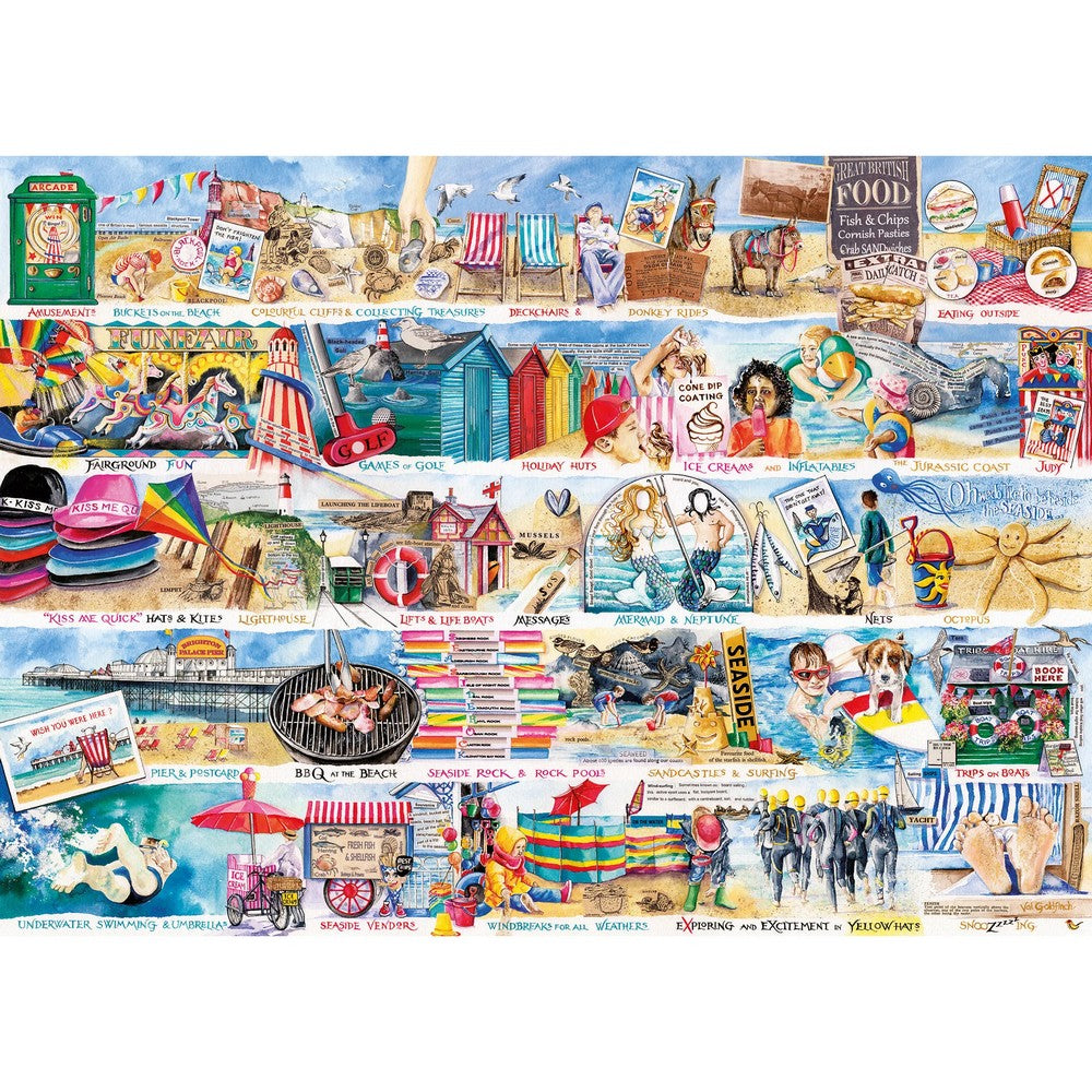 Puzzle - Deckchairs & Donkeys 1000Pc