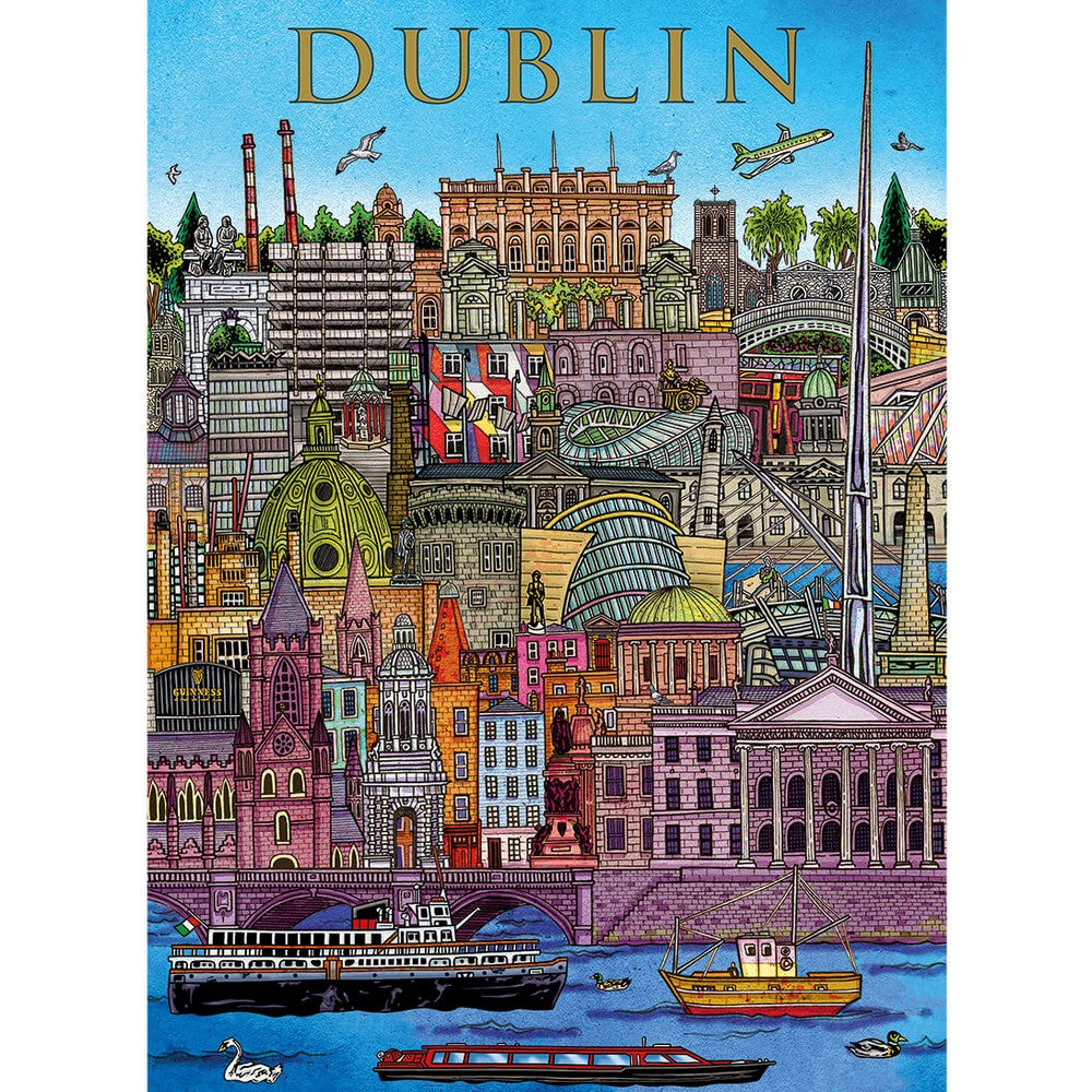Puzzle - Gibsons - Dublin Cityscape 500Pc
