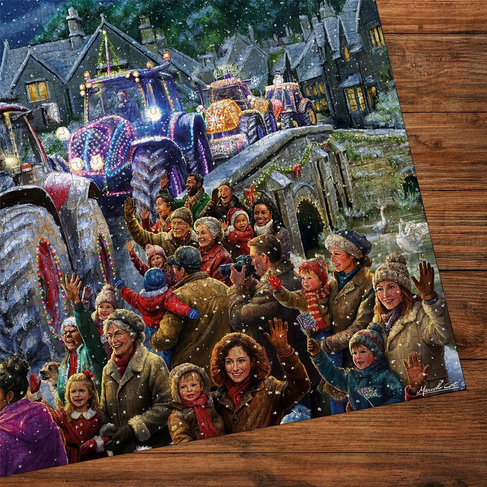 Puzzle - Gibsons - Farmer Christmas 500pc XL Size Pieces