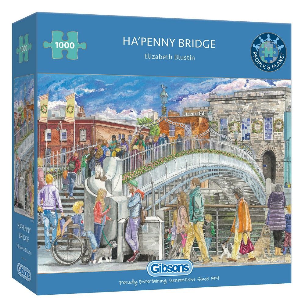 Puzzle - Gibsons - Ha'Penny Bridge 1000Pc