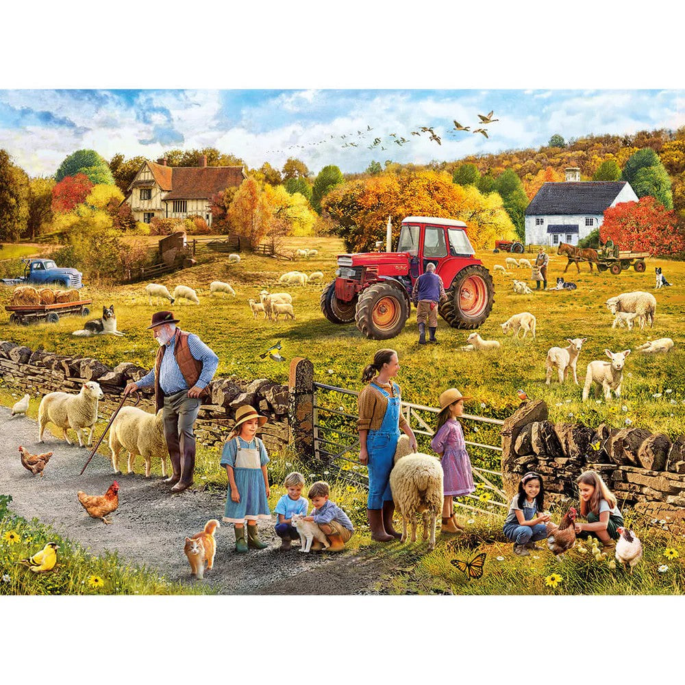 Puzzle - Gibsons - Happy Harvest 1000Pc
