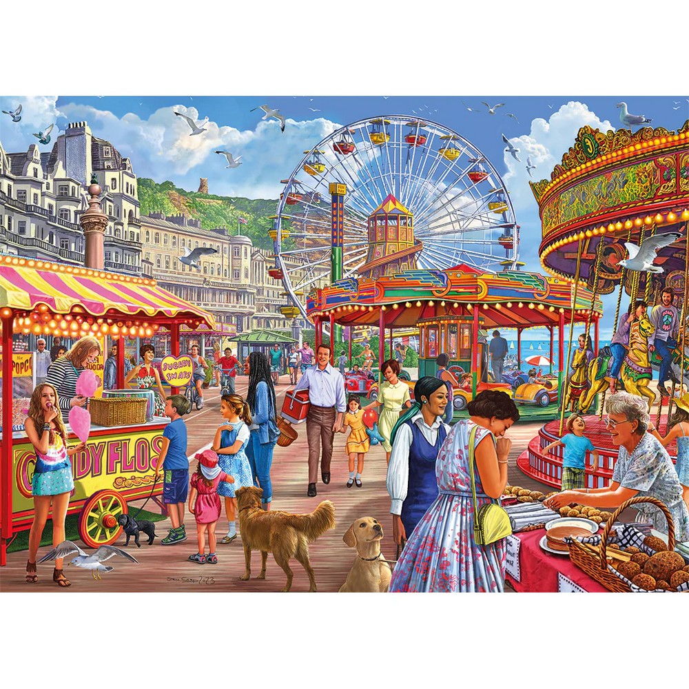 Puzzle - Gibsons - Hastings Promenade 500Pcxl