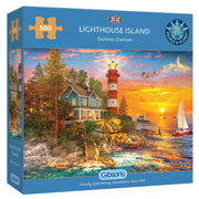 Puzzle - Gibsons - Lighthouse Island 500Pc