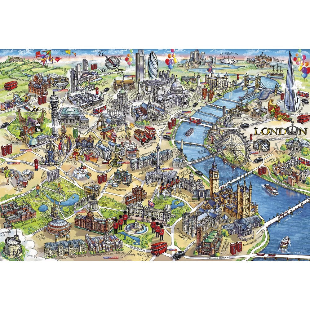 Puzzle - London Landmarks 1000Pc