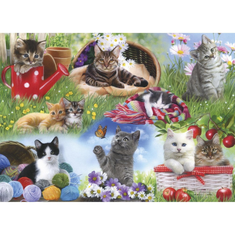 Puzzle - Piecing Together Cats 12Pc