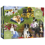 Puzzle - Piecing Together Dogs 24Pc