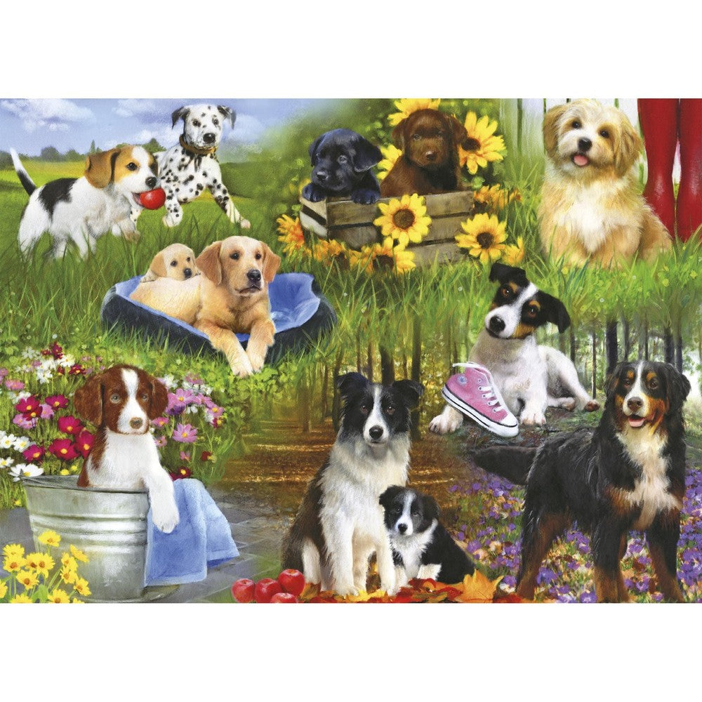 Puzzle - Piecing Together Dogs 24Pc