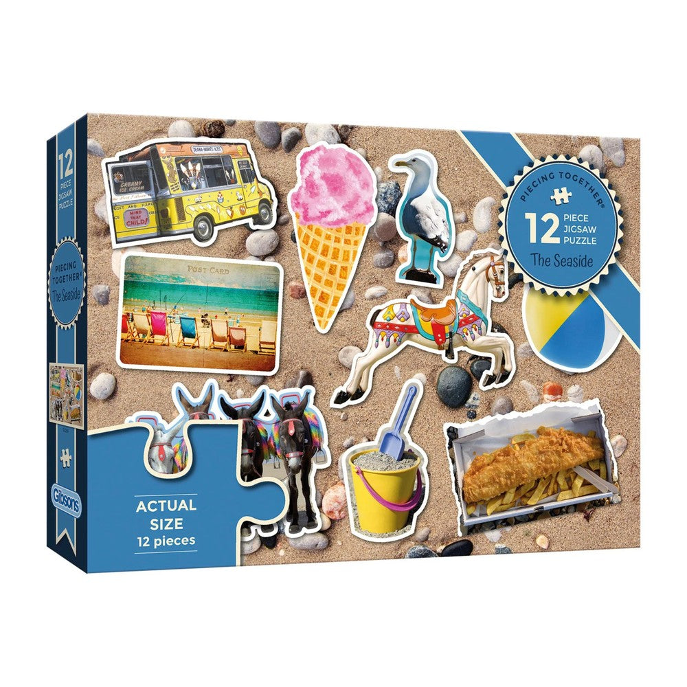 Puzzle - Piecing Together Seaside 12Pc
