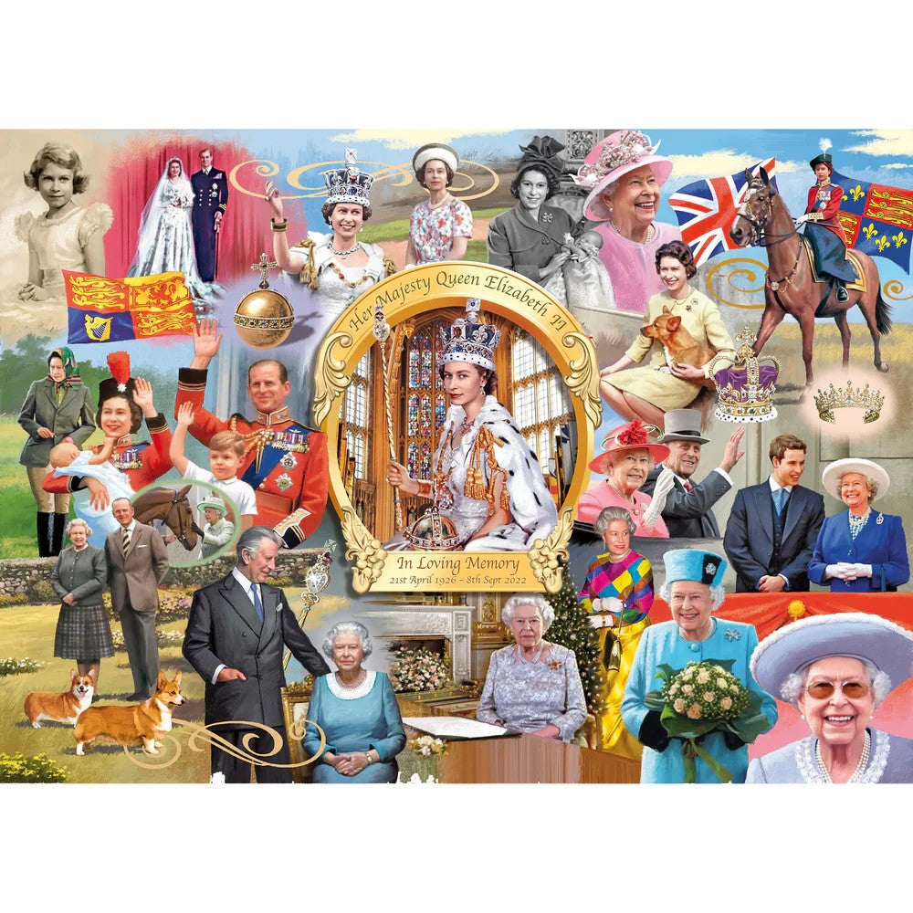 Puzzle - Queen Elizabeth Ii 1000Pc Gib;