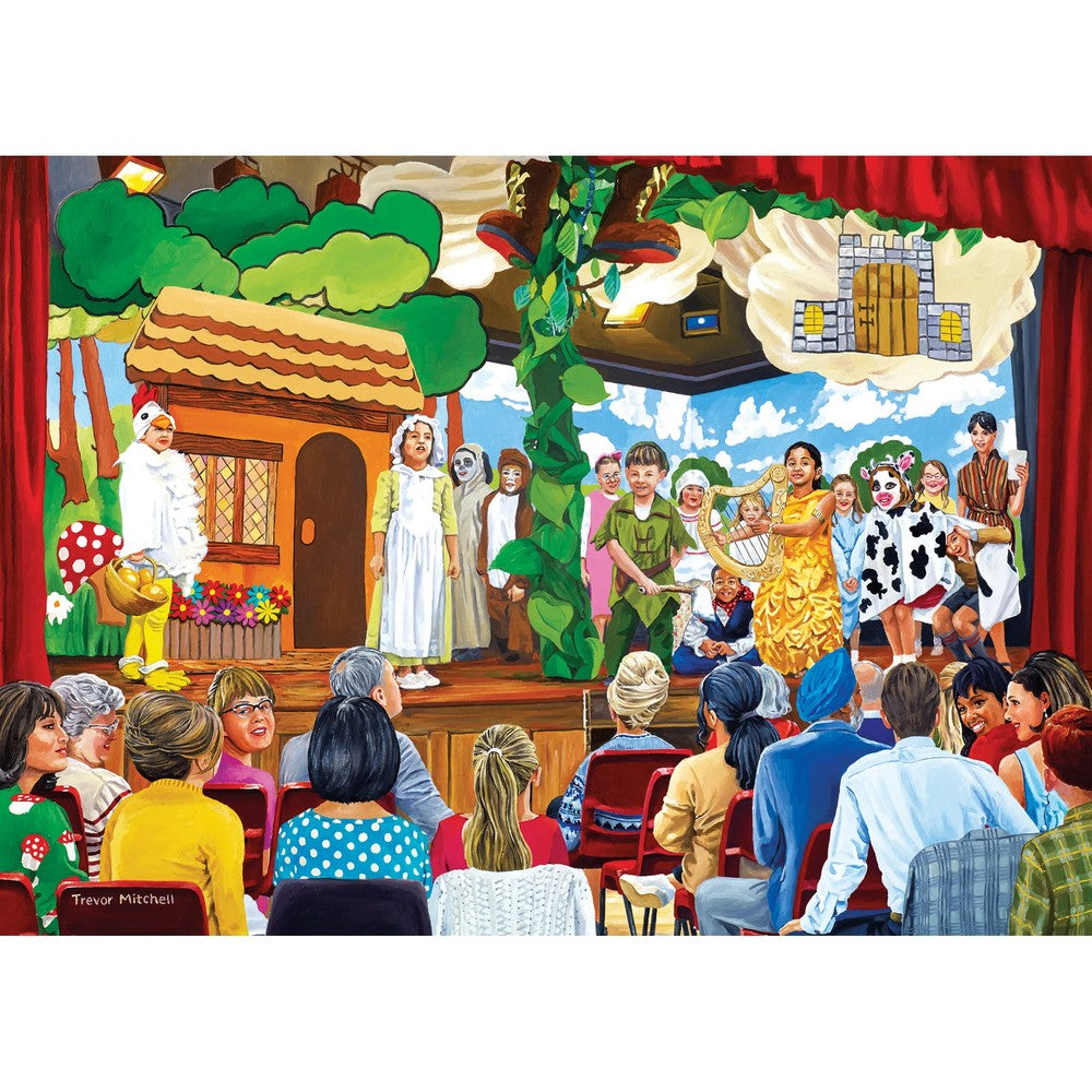 Puzzle - School Days 4 X 500Pc