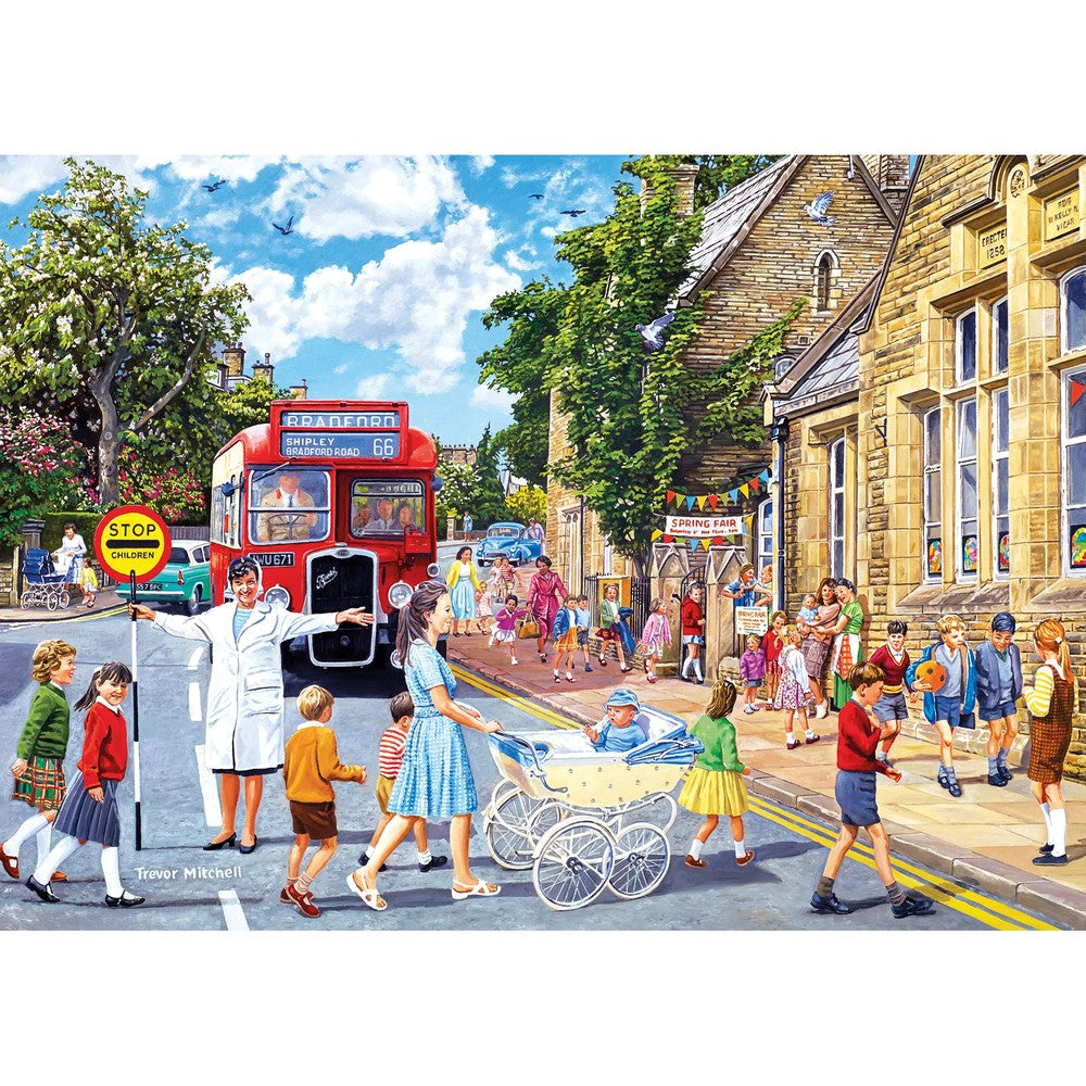 Puzzle - School Days 4 X 500Pc