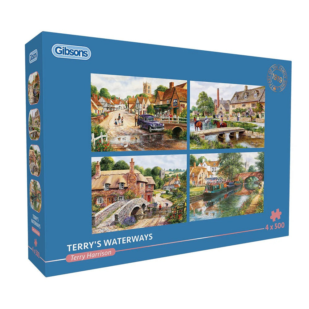 Puzzle - Gibsons - Terry's Waterways 4X500Pc