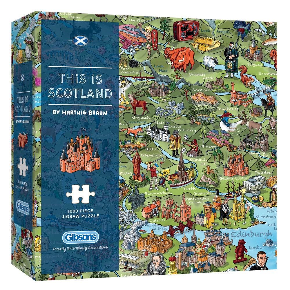 Puzzle - Gibsons - This Is Scotland 1000Pc