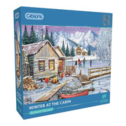 Puzzle - Winter At The Cabin 1000Pc