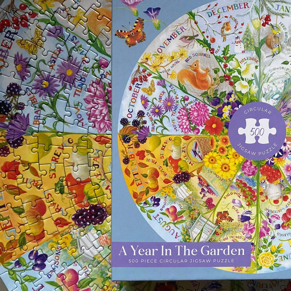 Puzzle - Gibsons - Year In The Garden 500Pc Circu