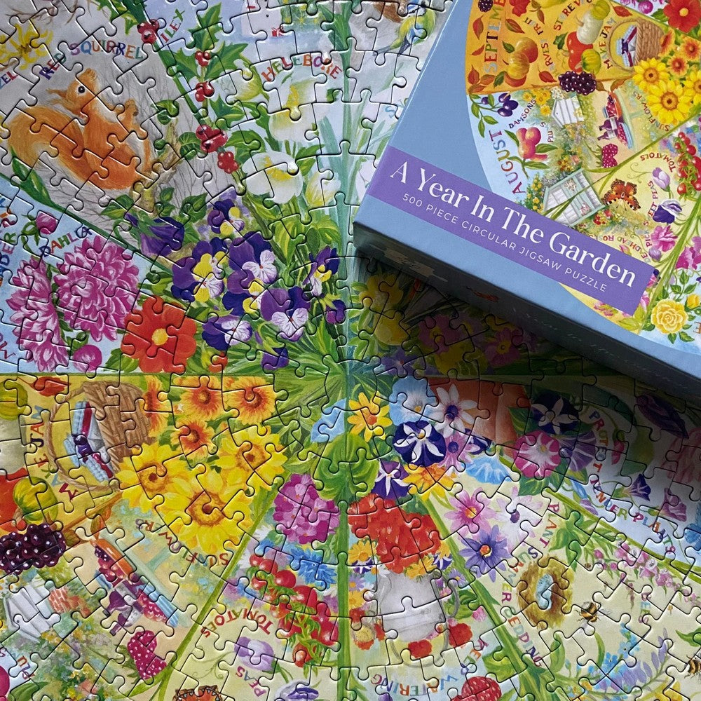 Puzzle - Gibsons - Year In The Garden 500Pc Circu