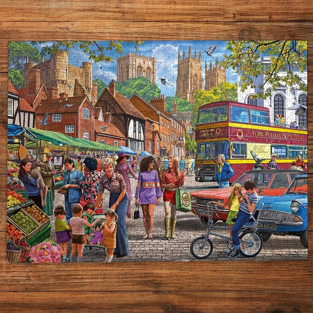 Puzzle - Gibsons - York Market 1000Pc