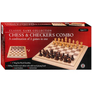 Chess & Checkers;15"Bevel Edge