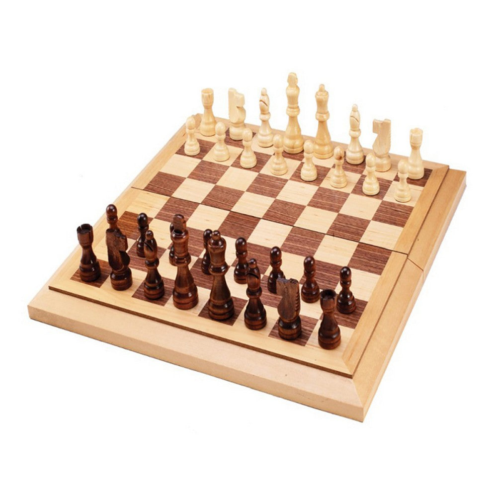 Chess & Checkers;15"Bevel Edge