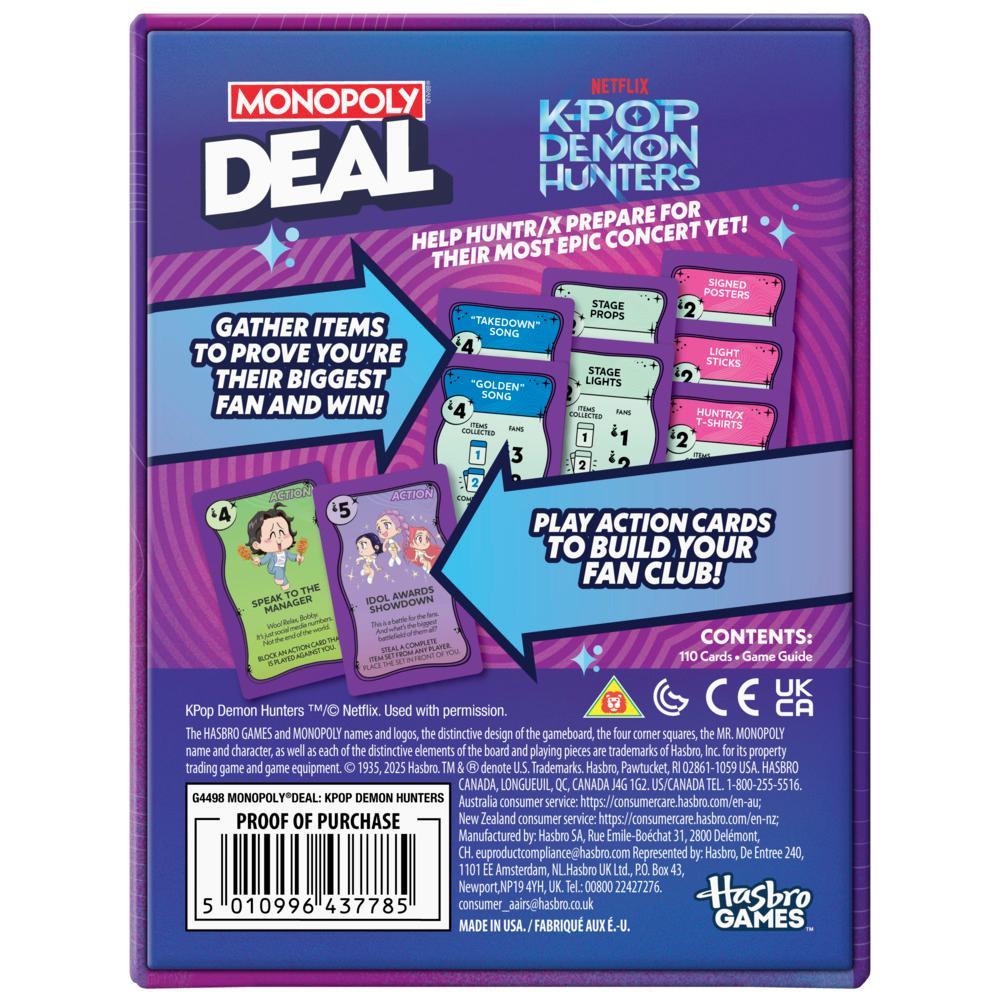 Monopoly Deal K-Pop Demon Hunt