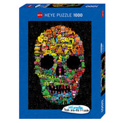 Puzzle - Heye - Burgerman; Doodle Skull 1000Pc