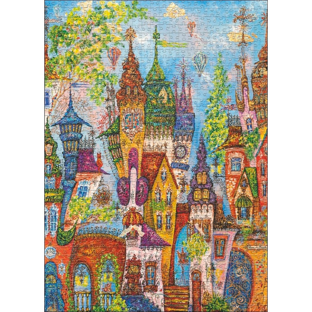 Puzzle - Heye - Charming Village; Red Arches