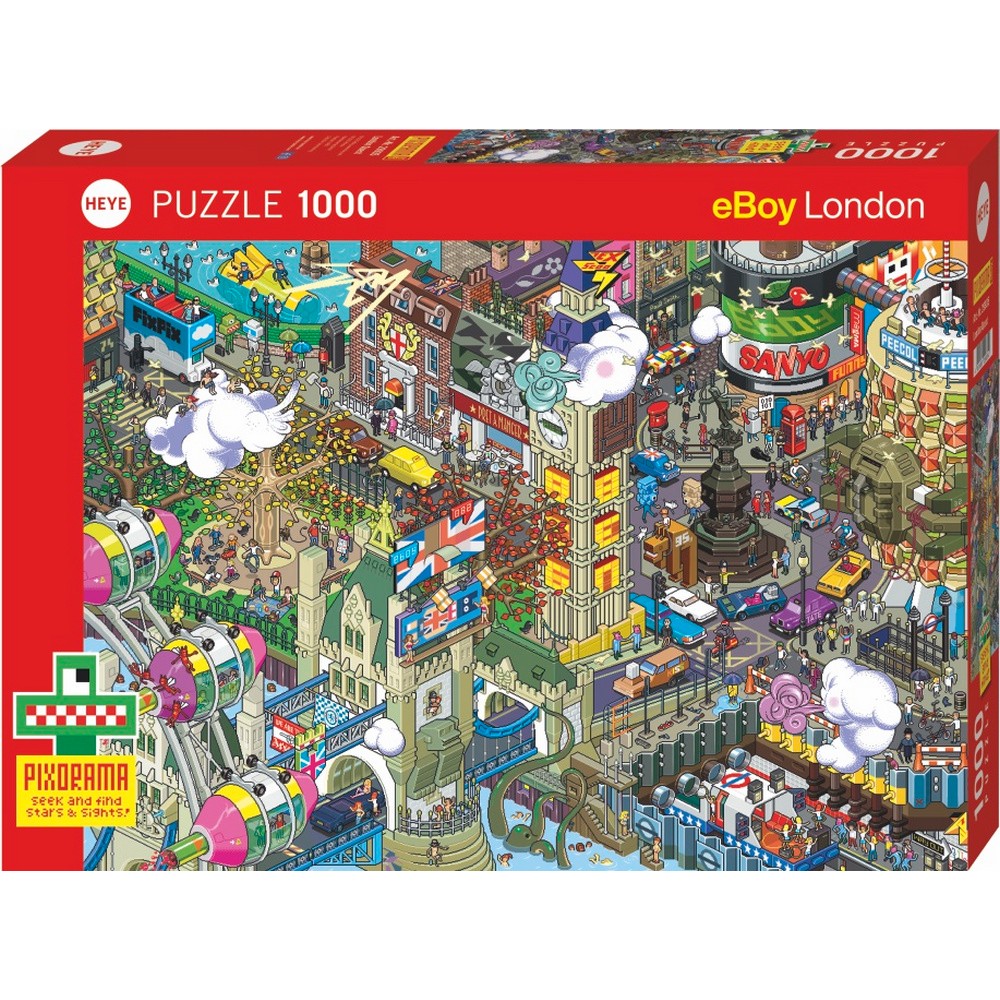 Puzzle - Heye - Eboy London Quest 1000Pc