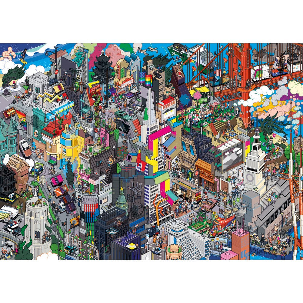 Puzzle - Heye - Eboy San Francisco Quest 1000P