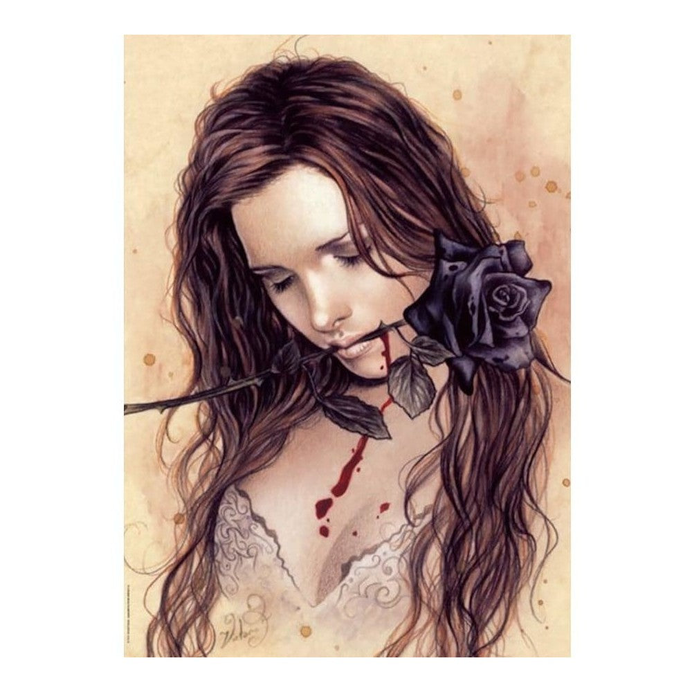Puzzle - Favole; Dark Rose 1000Pc