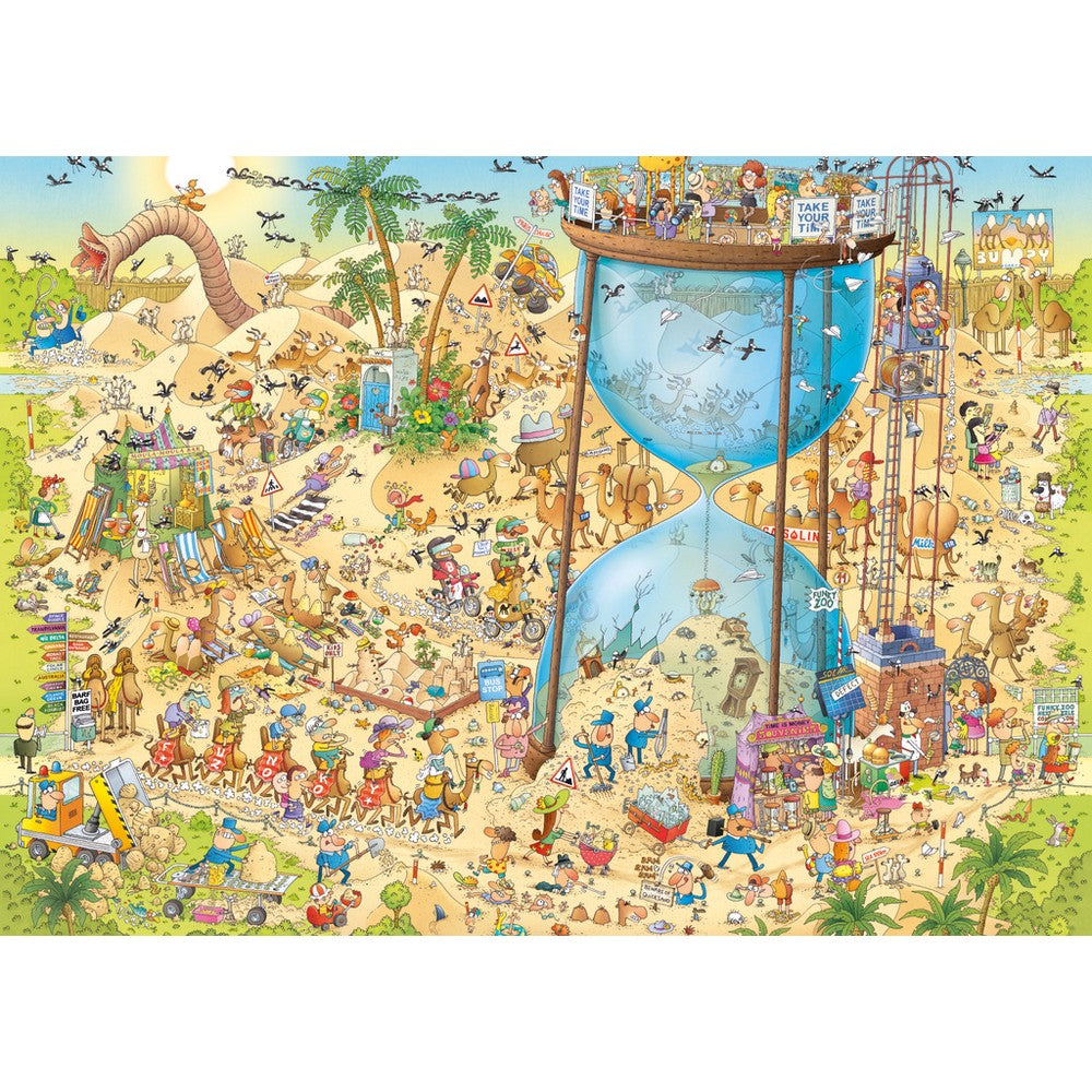 Puzzle - Heye - Funky Zoo Desert Habitat 1000P