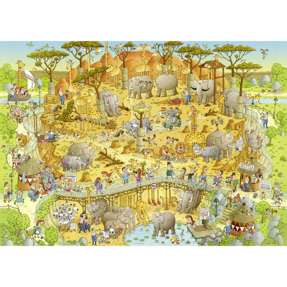 Puzzle - Heye - Funky Zoo; African Habitat