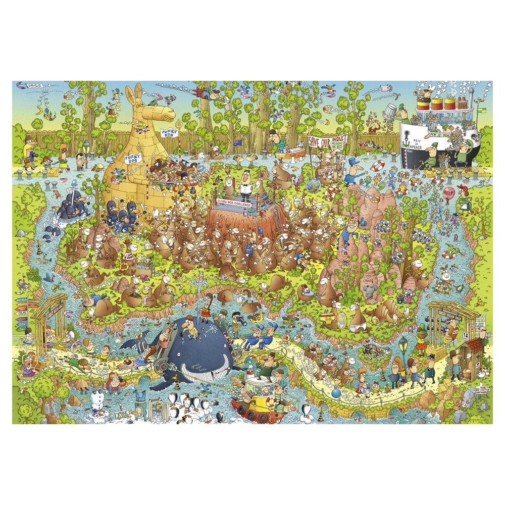 Puzzle - Funky Zoo; Australian Habitat