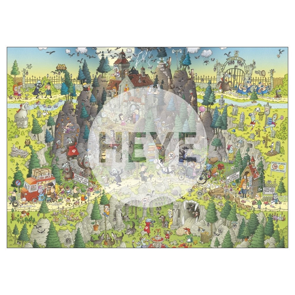 Puzzle - Heye - Funky Zoo; Transylvan; Habitat