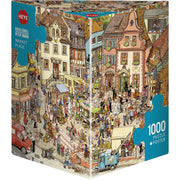 Puzzle - Heye - Triangular Box - Gobel&Knorr; Market Place 1000