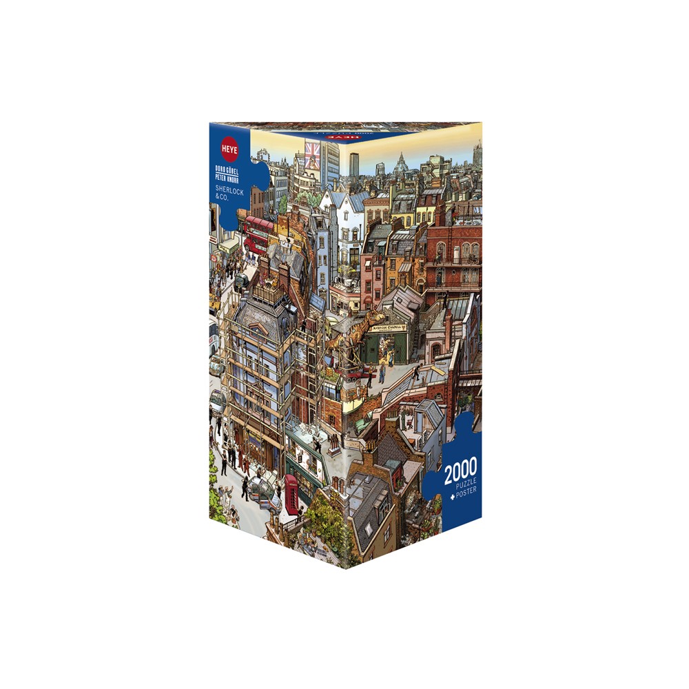 Puzzle - Heye - Triangular Box - Gobel/Knorr; Sherlock 2000Pc