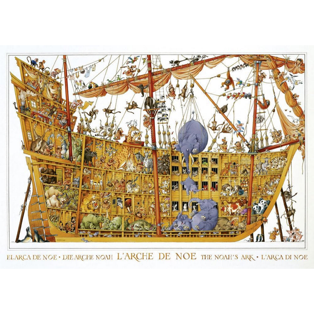 Puzzle - Heye - Triangular Box - Loup; Noah's Ark 2000Pc