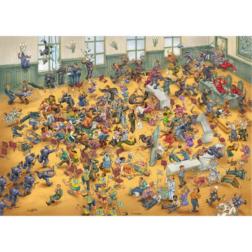 Puzzle - Heye - Triangular Box - Mitgutsch; Justice For All!