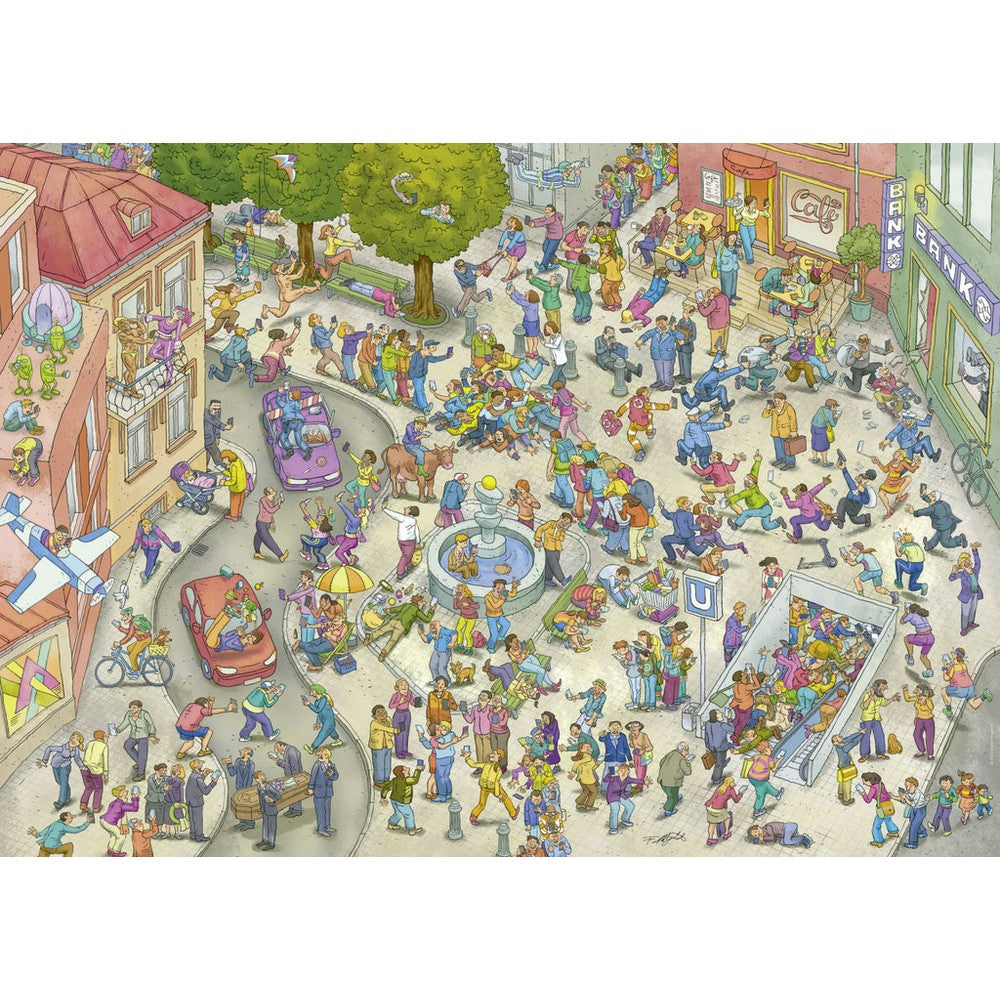 Puzzle - Heye - Mitgutsch; Mobile Zombies 1000