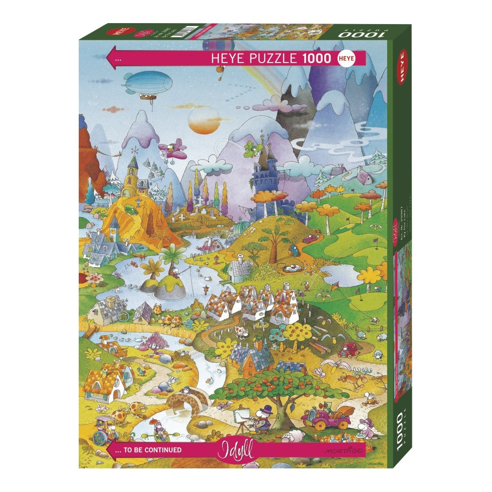 Puzzle - Heye - Mordillo; Idyll Lake 1000Pc