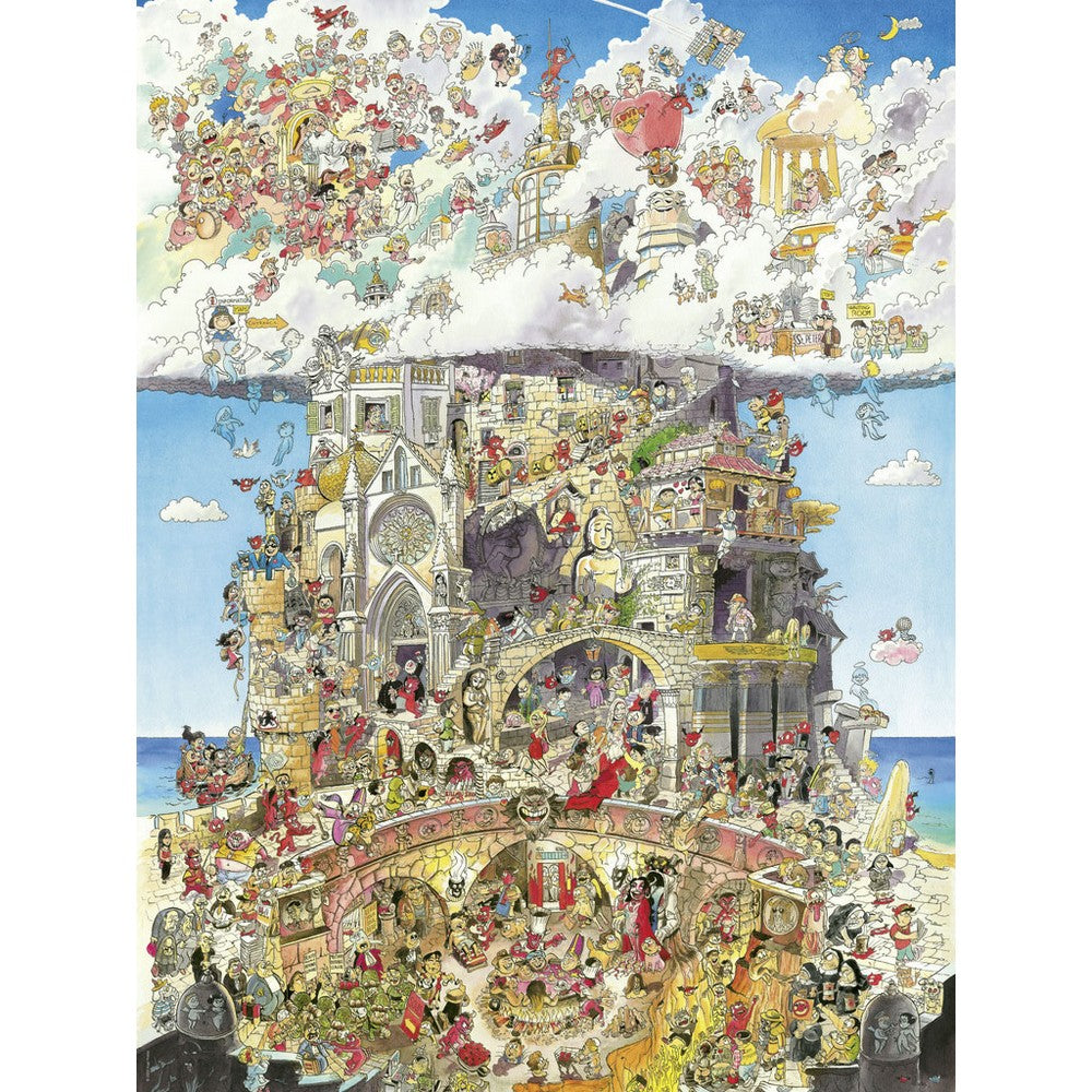 Puzzle - Heye - Triangular Box - Prades; Heaven & Hell 1500Pc