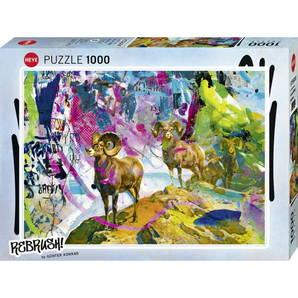 Puzzle - Rebrush!; Big Horns 1000Pc