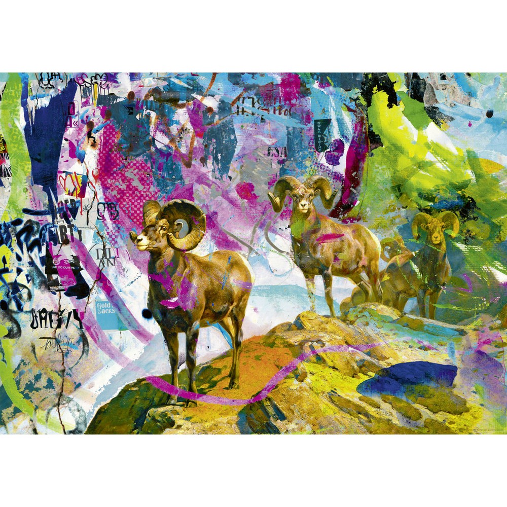 Puzzle - Rebrush!; Big Horns 1000Pc