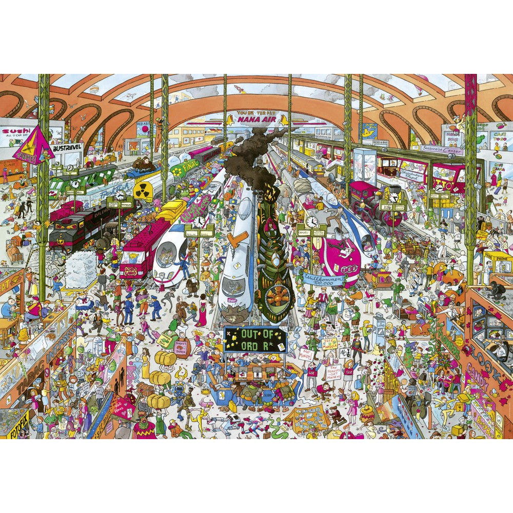 Puzzle - Heye - Schone; Train Station 2000Pc