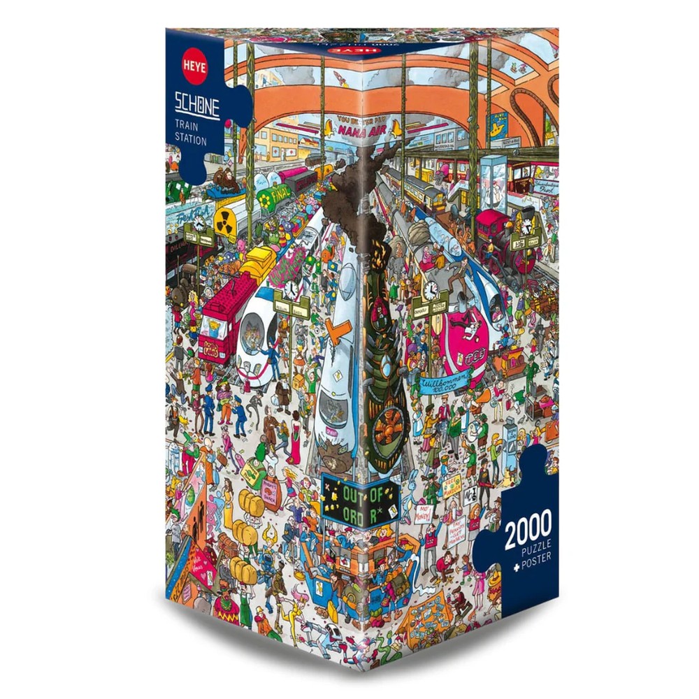 Puzzle - Heye - Schone; Train Station 2000Pc