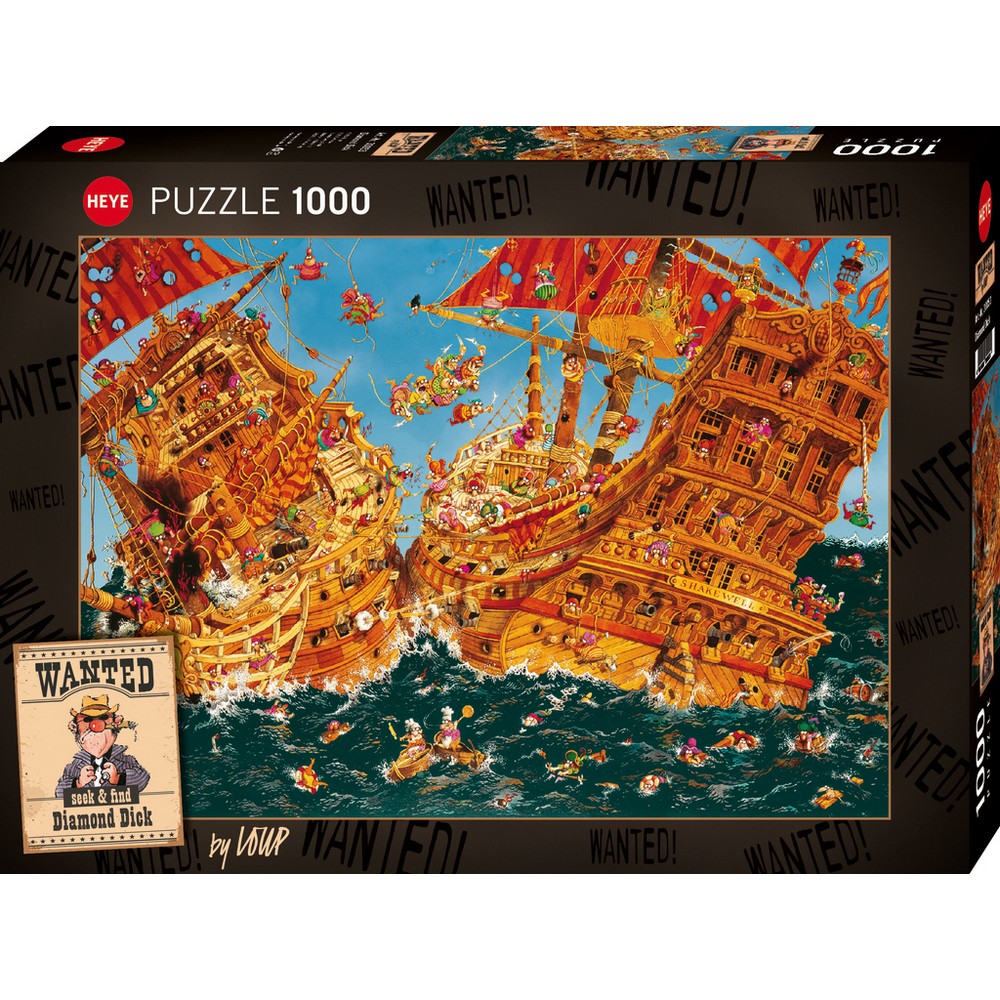 Puzzle - Heye - Wanted; Diamond Dick 1000Pc