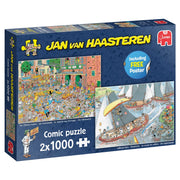 Puzzle - Jumbo Jan van Haasteren - Cheese Market 2X1000Pc